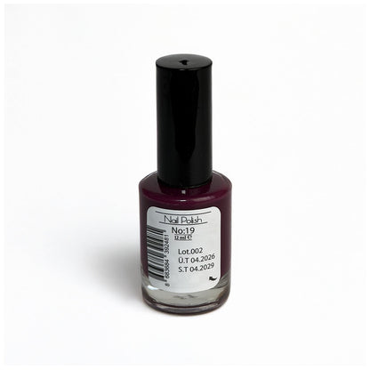 Mov Nail Polish No: 19 High-Shine Long-Wear Formula 11ml