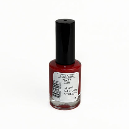 Mov Nail Polish No: 27 Classic Glossy Finish 10ml