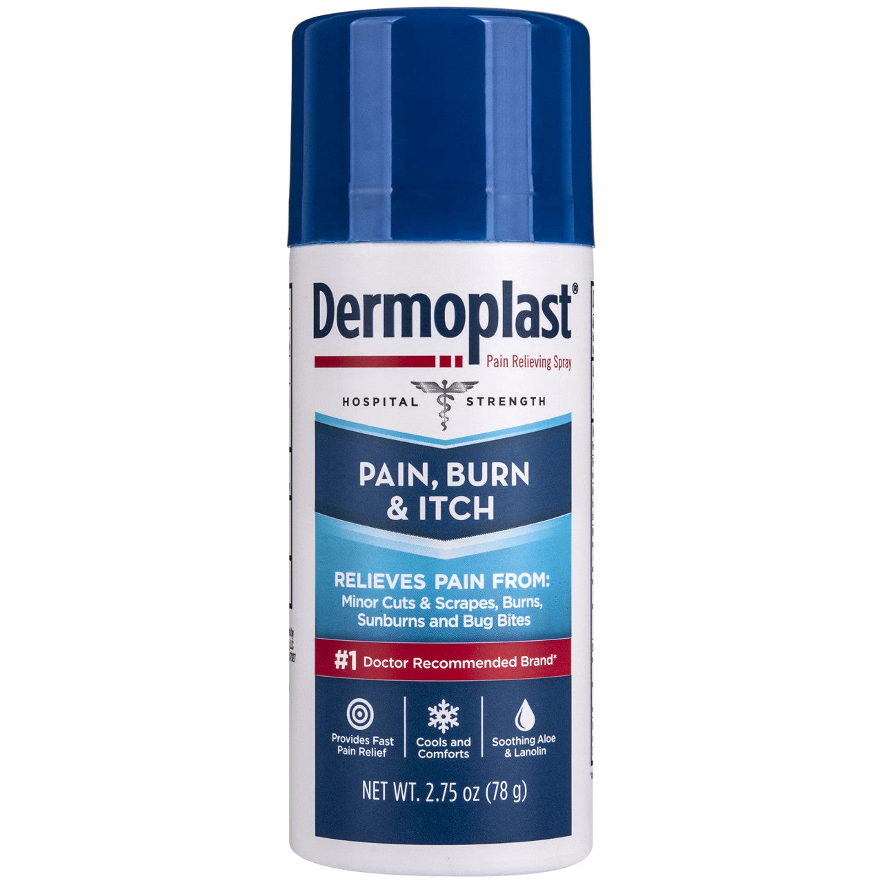 Dermoplast® Pain, Burn &amp; Itch Relief Spray – Hospital Strength (3 oz)