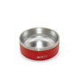 M-Pets Eskimo Double Walled Pet Bowl for Food and Water 1.25L Red