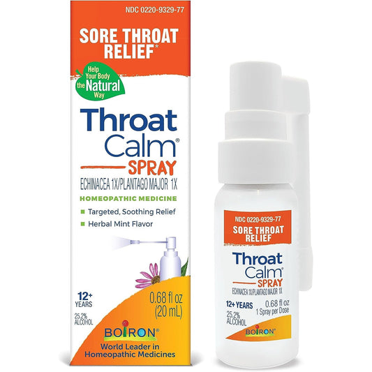 Boiron® ThroatCalm® Spray – Sore Throat Relief 0.68oz