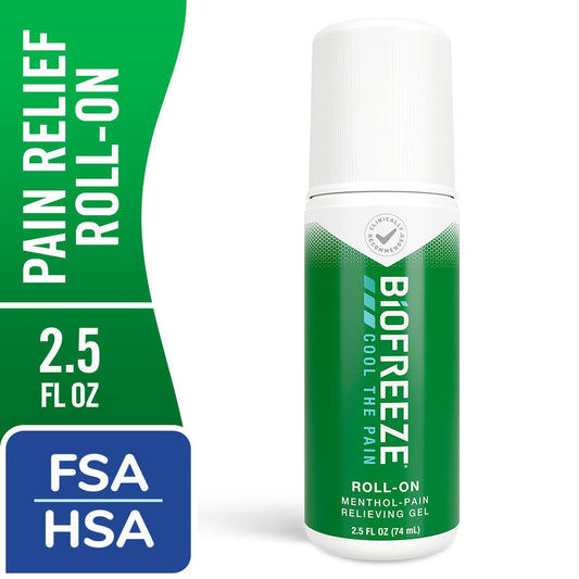 Biofreeze Pain Relieving Gel Roll -On 2.5 Oz