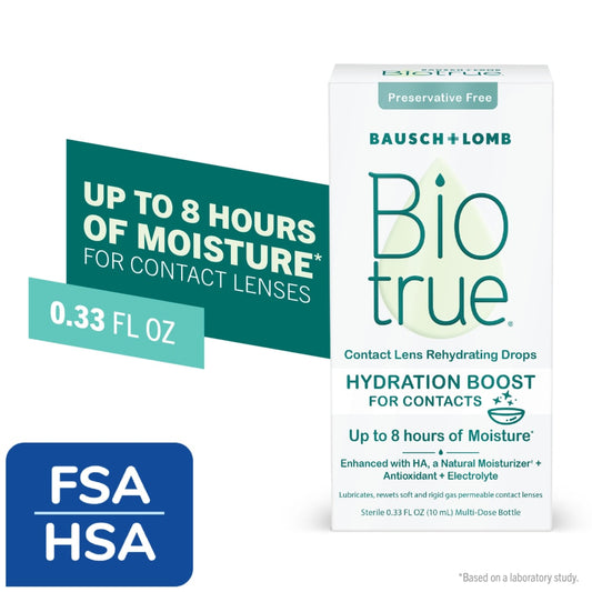 Biotrue® Hydration Boost Contact Lens Rehydrating Drops – 0.33 Fl Oz