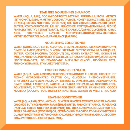 Cantu Care for Kids Haircare Regimen Set with Large Size Shampoo + Conditioner + Detangler + Leave-In Conditioner (Pack of 4)