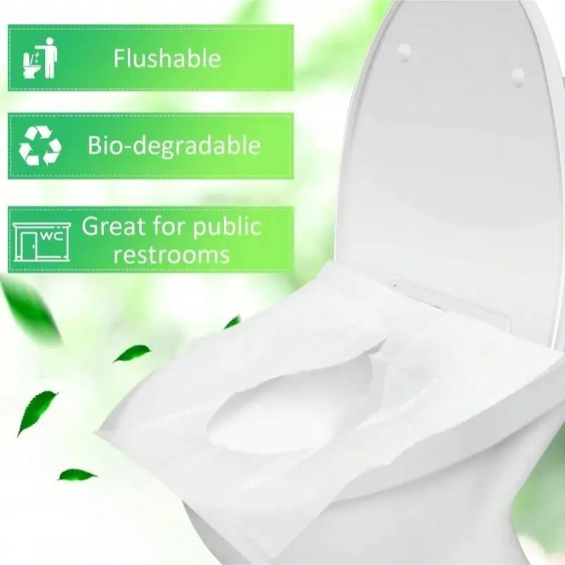 Disposable Toilet Seat Cover, 20Pcs/Set Portable Disposable Toilet Seat Cover, for Home & Hotel, Summer Gift, Toilet Supplies, Fall Decor