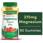 Nature's Bounty® Magnesium 270 mg Gummies – Raspberry Flavor