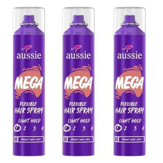 Aussie Mega Light Hold Flexible Hair Spray 10 Oz