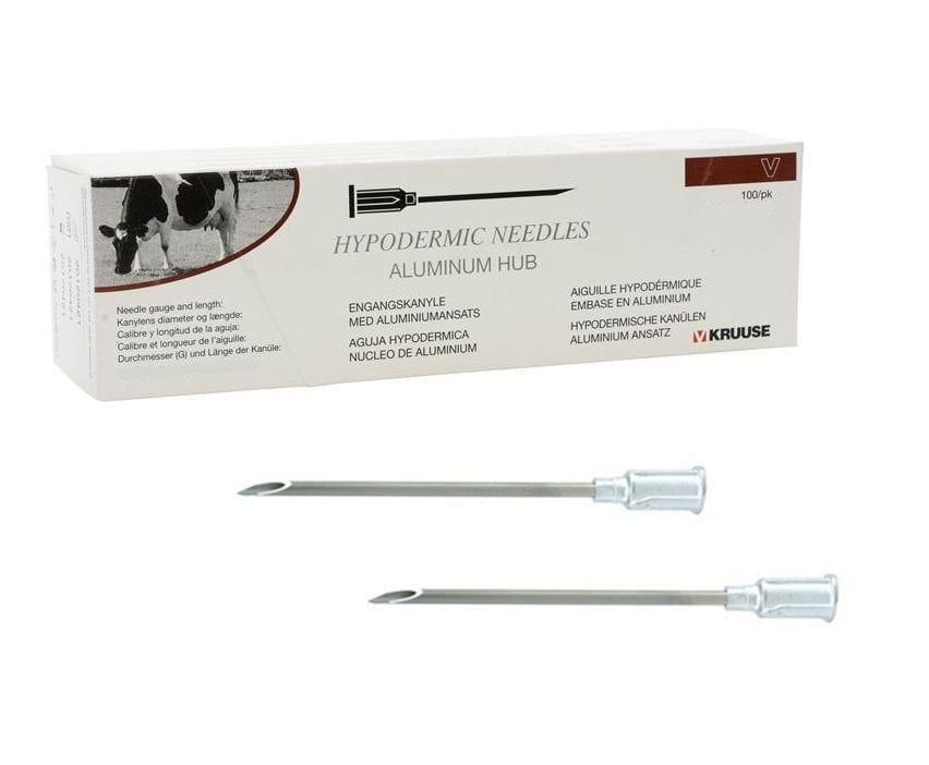 Kruuse Disposable Needles with Aluminum Hub 2.10x50mm 100pk