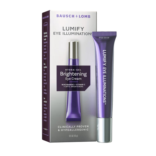 Bausch & Lomb Eye Cream, Brightening, Hydra Gel, Lumify 0.5 Oz