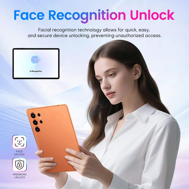 W&O 2026 New X9 Ultra 10.1-Inch Screen Android Tablet | 12GB+256GB Storage | 8000Mah Battery | 5G + Dual Wifi | 5+16MP HD Cameras | for Study/Work/Entertainment