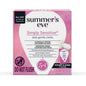 Summer's Eve Simply Sensitive Daily Feminine Wipes, Removes Odor, P H Balanced