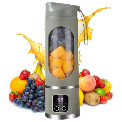Ultimate Portable Digital Juicer Blender – Smart LED Display, Leak-Proof Design, Perfect for Smoothies, Juices & Healthy Living!