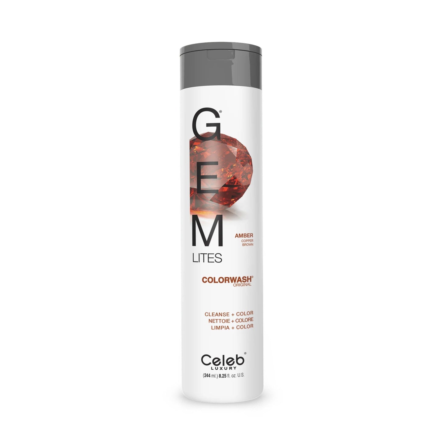 Celeb Luxury Gem Lites Amber Copper Brown Colorwash