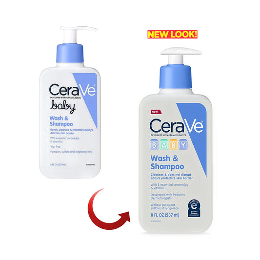 CeraVe Baby Wash & Shampoo, 8 Fl Oz