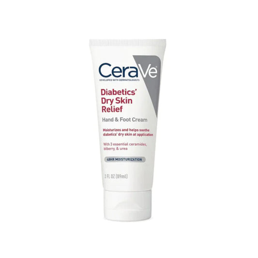 CeraVe Diabetics Dry Skin Relief Hand And Foot Cream, 3 Oz