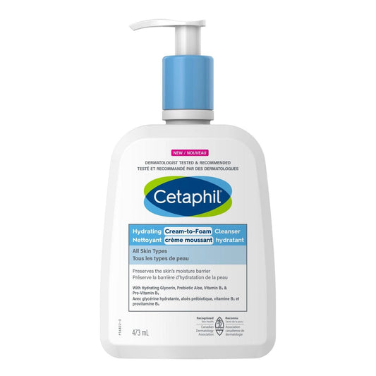 Cetaphil Hydrating Foaming Cream Cleanser 8 Fl Oz