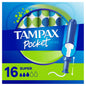 Tampax Pocket Pearl Compact Tampons Super Absorbency With BPA-Free Plastic Applicator And LeakGuard Braid, Unscented