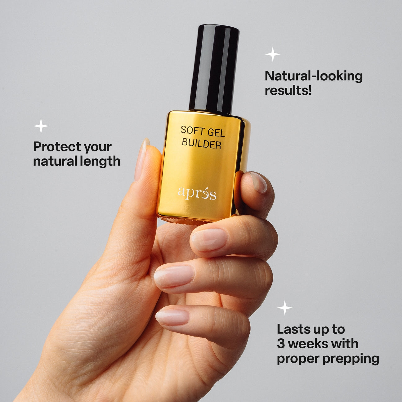 Apres Soft Gel Builder in a Bottle
