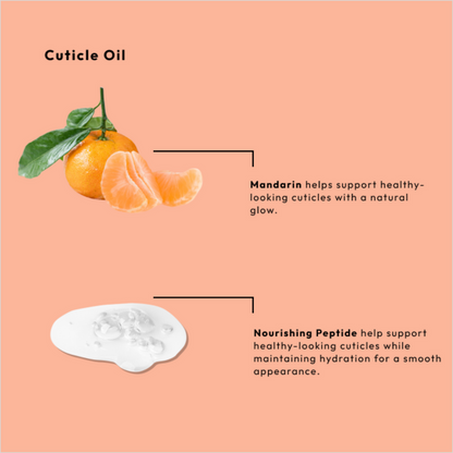 BCL Spa - Nail & Cuticle Oil - Mandarin + Nourishing Peptide 1oz