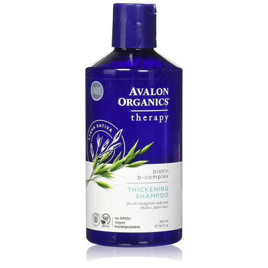 Avalon Organics Thickening Shampoo Biotin B Complex Therapy By 14 Fl Oz