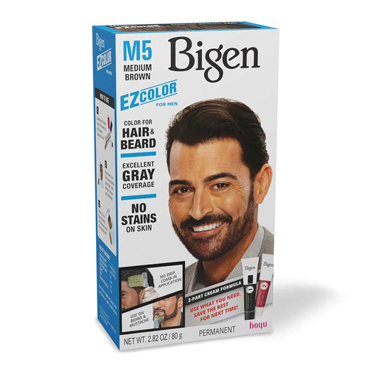 Bigen Hair Color Ez For Men M5 Medium Brown Kit