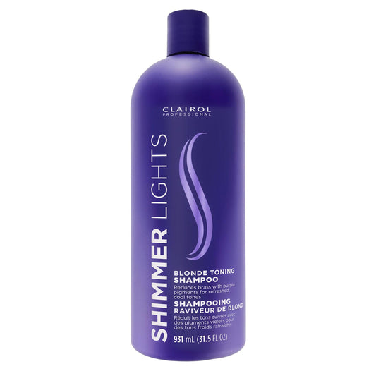 Clairol Professional Shimmer Lights Shampoo Blonde & Silver 31.5 Fl. Oz