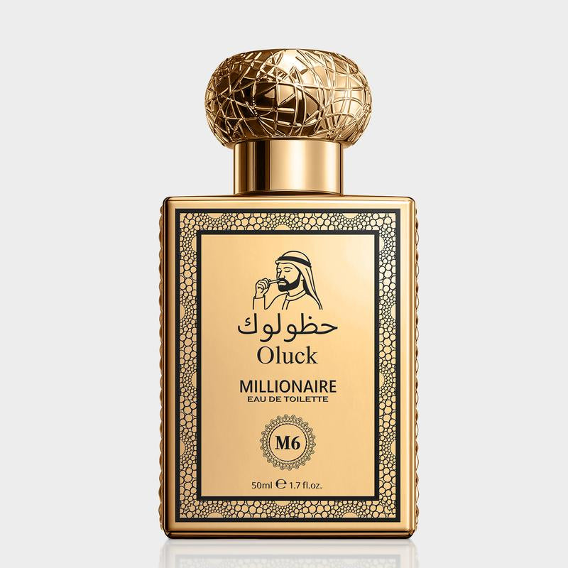 Oluck Perfume M7 (Midnight in Arabia) Cologne for Women & Men, Lemon Pineapple Nutmeg Cedarwood Vanilla Notes, Middle Eastern Fragrance