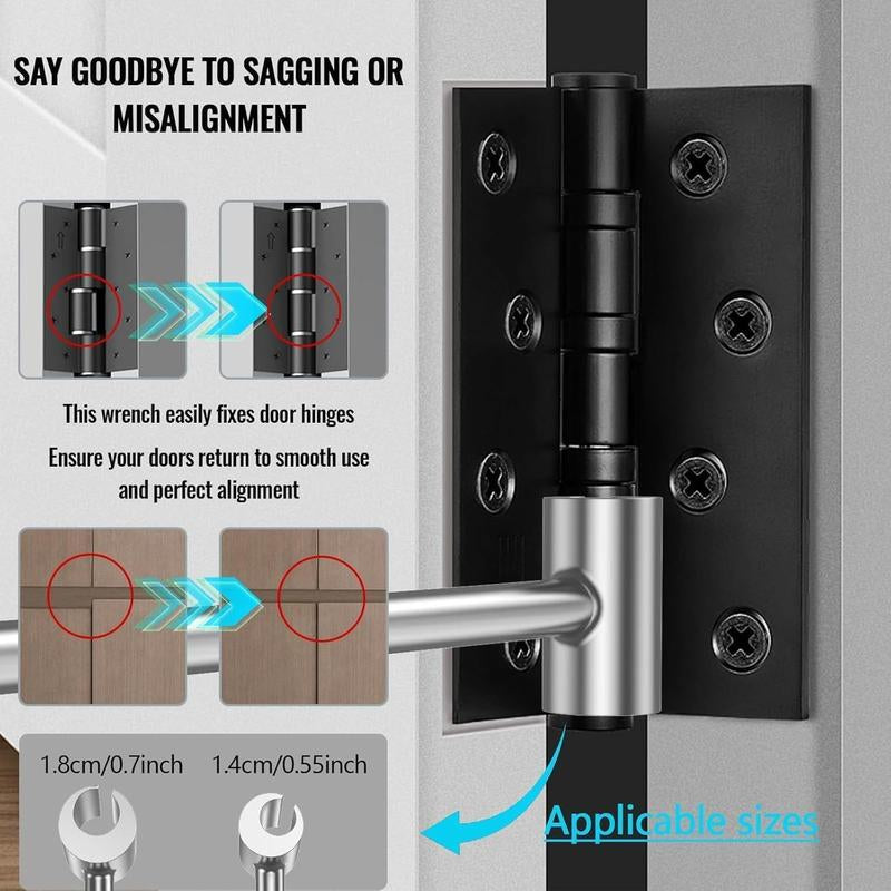 Hinge Hole Adjustment Wrench, Adjustable Hinge Hole Opener, 14-25Mm Hinge Repair Tool, Manual Tool, Universal Hand Tool for Home & Office Use, Hand Tools, Hardware #TOP PICKS