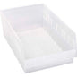 Generic Plastic Nesting Storage Shelf Bin QSB210 11-1/8 W X 17-7/8 D X 6 H Clear
