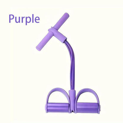 Upgraded Pedal Resistance Band - Fitness Ankle Puller Stretchingband,Multi-Functional Tension Rope for Men & Women(Onlyresistance Band,No Yoga Mat)
