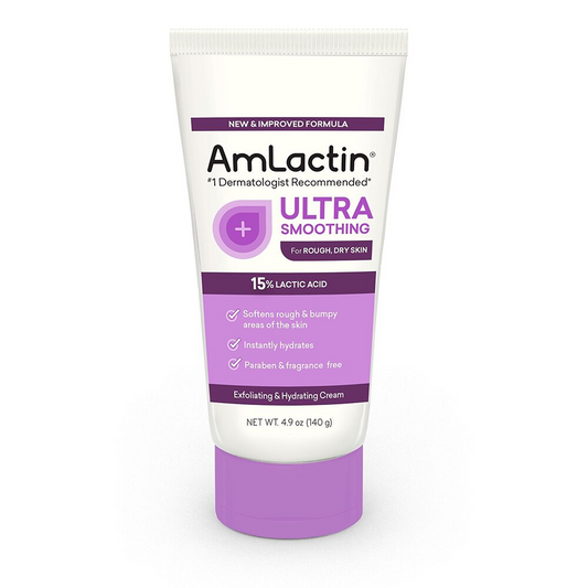 AmLactin Ultra Smoothing 15% Lactic Acid Intensely Hydrating Cream 4.9 Oz