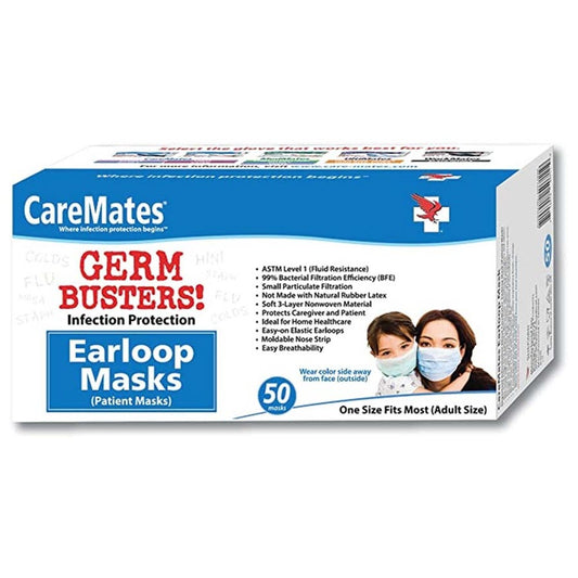 CareMates  Masks  Earloop 50Ct