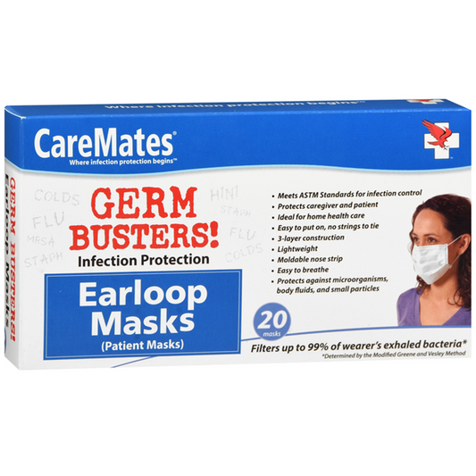 CareMates  Masks  Earloop  20ct
