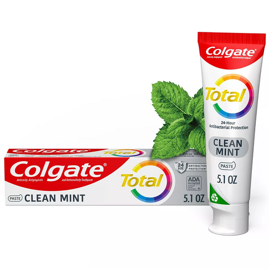 Colgate Total Anticavity  Antigingivitis and Antisensitivity Clean Mint Toothpaste 5.1oz