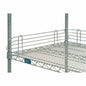 72 Inch Chrome Wire Shelf Back Ledge (4 Count Pack)