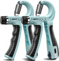 KDG Hand Grip Strengthener 2 Pack Adjustable Resistance 10-130 Lbs Forearm Exerciser，Grip Strength Trainer for Muscle Building and Injury Recovery for Athletes