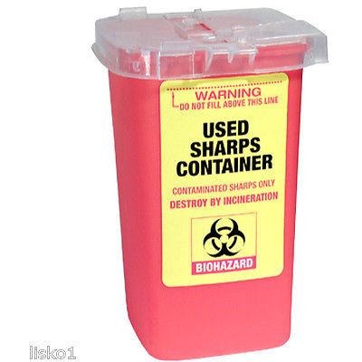 Used Sharps Container