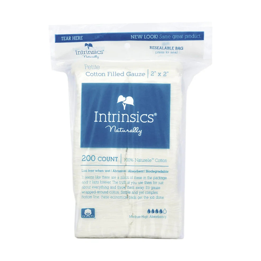 Intrinsics - Cotton-Filled Gauze Wipes (200pc)