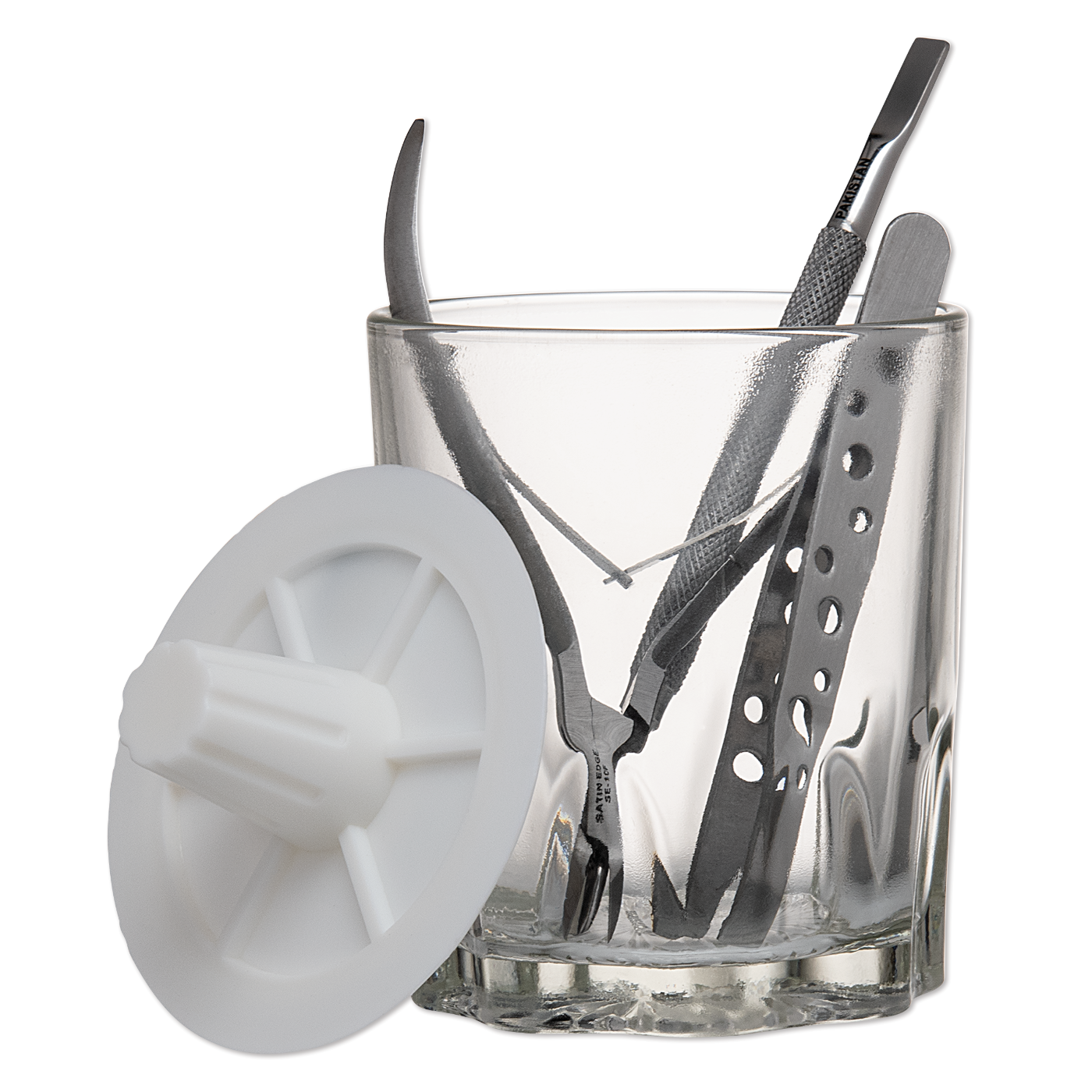 Glass Sterilizing Jar w/ Lid