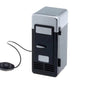 Mini USB Fridge Portable Cooler Beverage Drink Cans Cooler / Warmer Refrigerator for Car Laptop PC Computer Black Red Color 2025