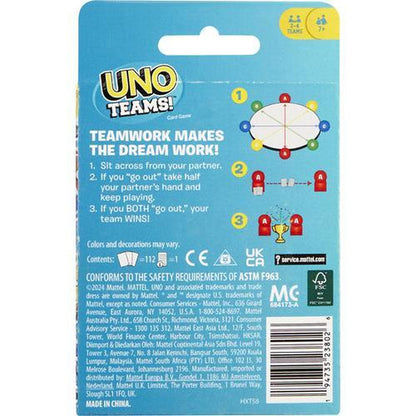 Mattel Games - UNO: Teams [COLLECTIBLES] Card Game, Table Top Game