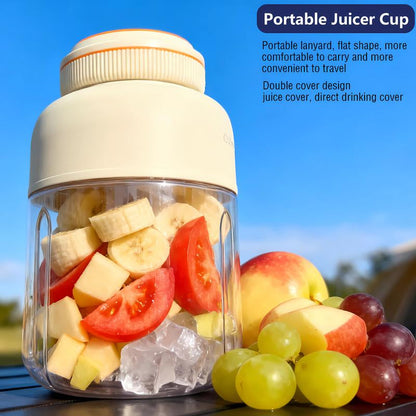 Protable Juicermachine-,Usb Rechargeable Large Capacity Juice Blender Cup,Multifunctional Juicer Machines with 38 Blades,Summer Essentials Portable Household Appliances