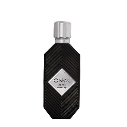 Khadlaj Onyx Silver for Men Eau De Parfum Spray, 3.4 Ounce