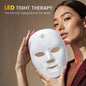 SHMHE Red Light Therapy Mask, 7-Color LED Photorejuvenation Mask, Daily Care Photorejuvenation, Wireless Charging, Ideal Gift for Women, Autumn and Winter Skin Care Facial Care Gift