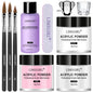 Limegirl Acrylic Nail Kit for Beginners with 75Ml ACRYLIC NAIL LIQUID Professional Nail Kit Acrylic Set with Drill Nude Acrylic Powder and Gel Nail Polish Glitter Decorations Gift for Women Manicure