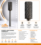 Carbide Bits Coarse - Large Barrel