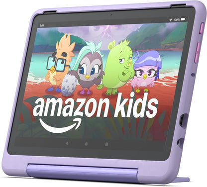 Amazon Fire HD 10 Kids Pro Tablet, Ages 6-12. Bright 10.1" HD Screen, Includes Ad-Free Content, Robust Parental Controls, 13-Hr Battery and Slim Case for Older Kids, 32 GB, Happy Day