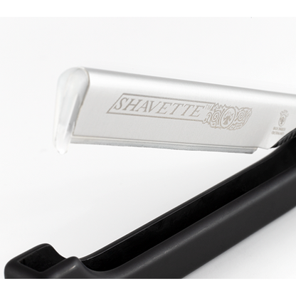 Dovo Shavette Straight Razor w/ Black Handle 201081