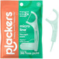 Plackers Gentle Line Floss Picks Fresh Mint Flavor 75Ct