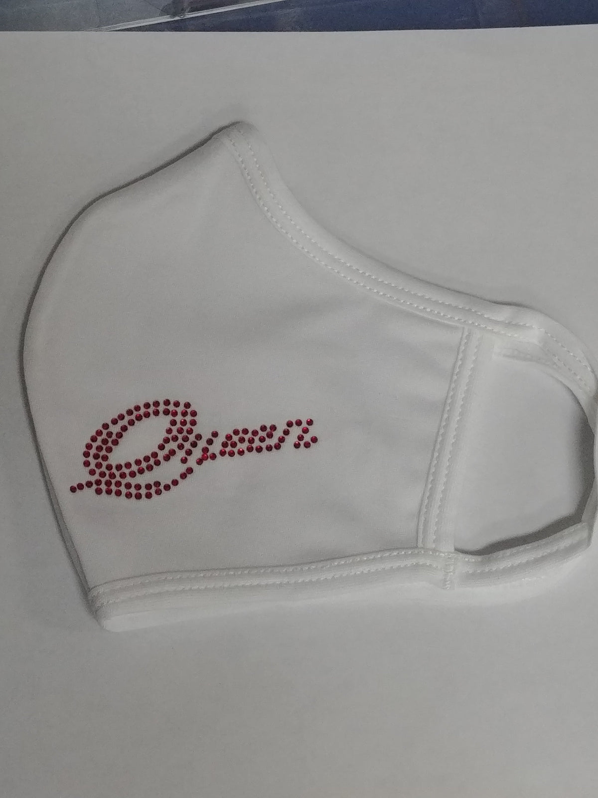 Queen Face Mask - White - Pack 10pc (With Logo)